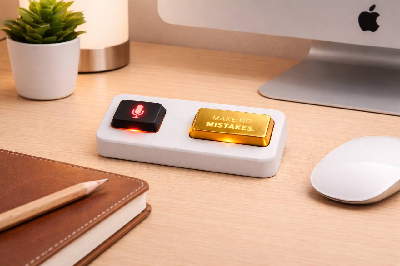 Vibeboard on a desk setup